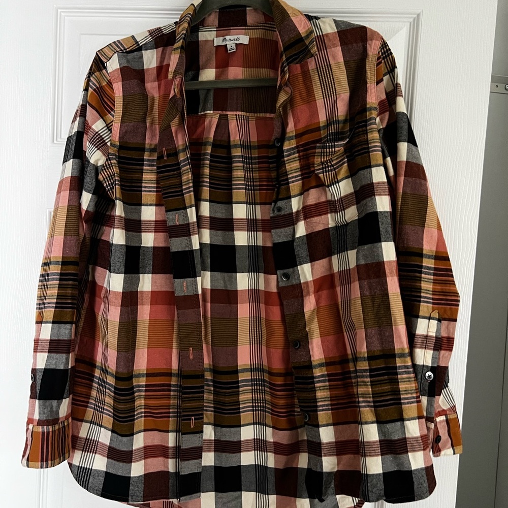 Madewell Plaid Button-Up Shirt